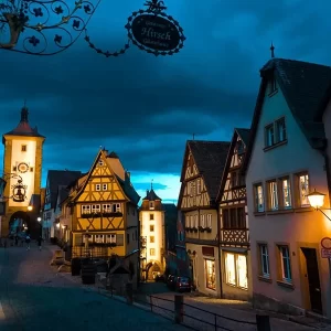 Jantar medieval em Rothenburg ob der Tauber