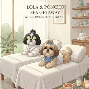 Bancar os luxos da Lola e Poncho enquanto os papais estão na lua de mel